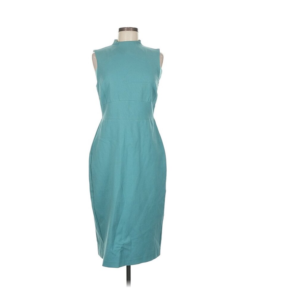 J. Crew 365 Formal or Cocktail dress Midi Turquoise Size 6